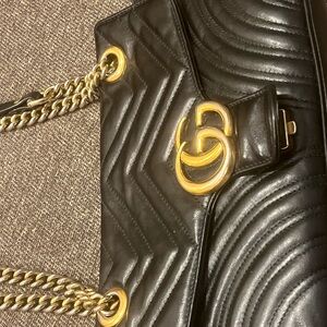 Gucci Black Leather Crossbody Bag